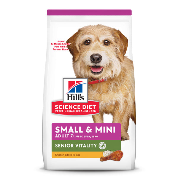 Hill´s Perro Senior Vitality Small & Toy Breed 7+ 3.5 Lb