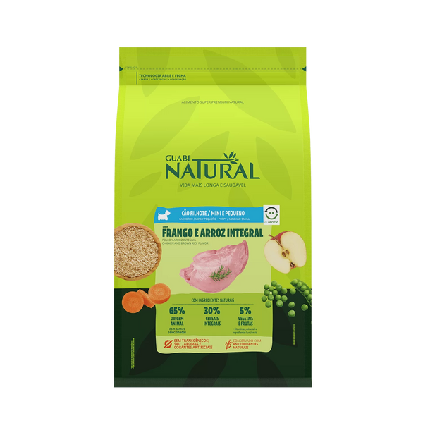 Guabi Natural Perro Cachorro Raza Mini Pequeña