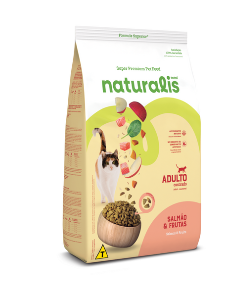 Naturalis Gato Adulto Castrado Salmon y Frutas