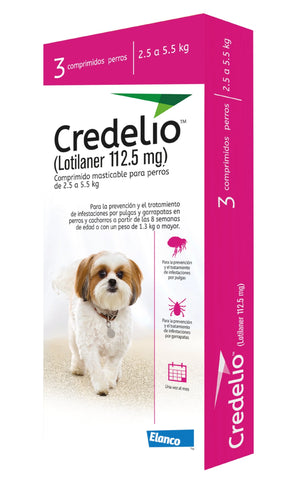 Credelio Perro 112mg 2.5-5.5kg