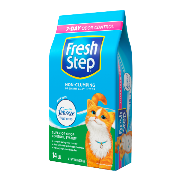 Arena Fresh Step No Aglomerante con Febreze 14 Lb
