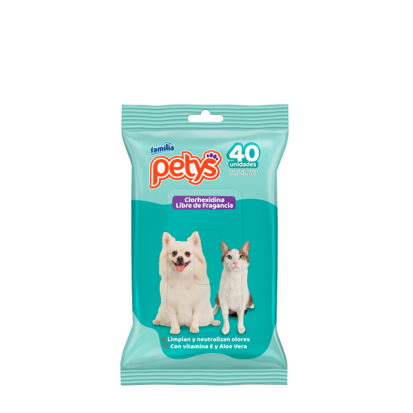 Petys Pañitos Húmedos Clorhexidina