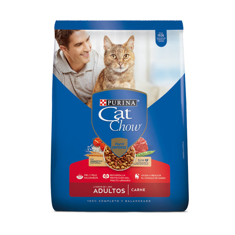 Cat Chow Adulto Activos Carne