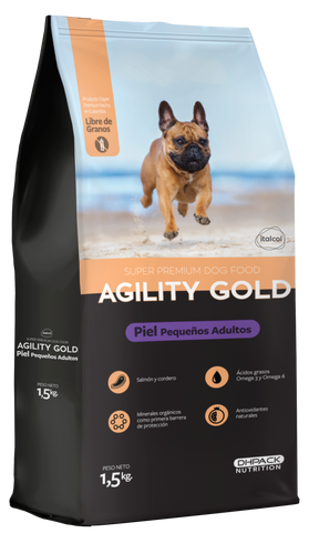 Agility Gold Pequeños Adultos Piel