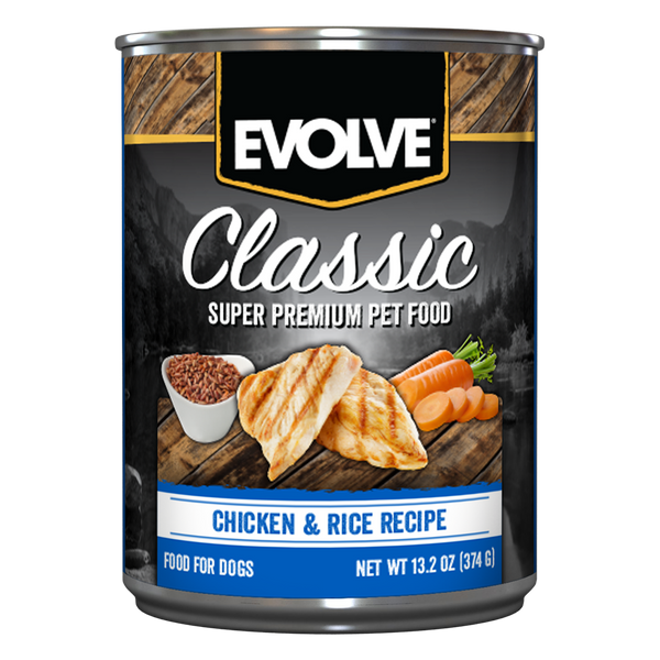 Evolve Lata Perro Chicken 374 GR