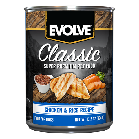 Evolve Lata Perro Chicken 374 GR