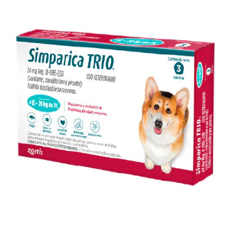 Simparica Trio 24 Mg 10 Kg a 20 Kg