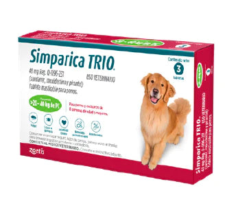 Simparica Trio 48 Mg 20 Kg a 40 Kg