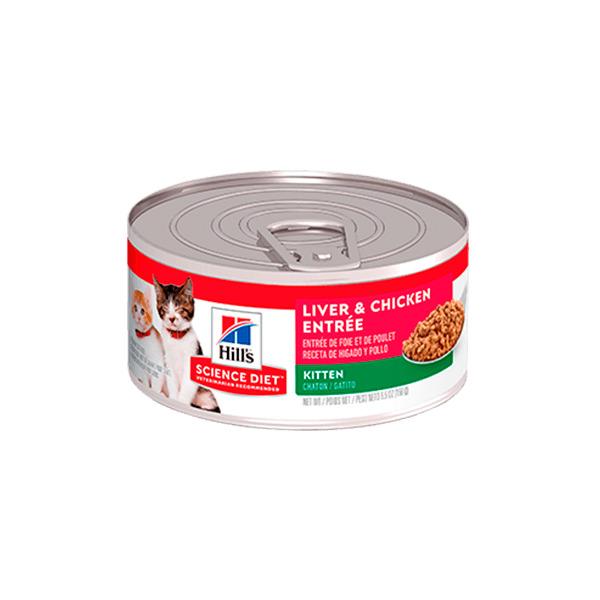 Hill´s Lata Gato Kitten Liver 5.5 Oz