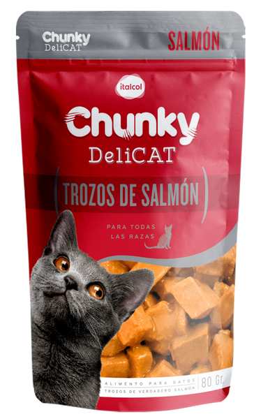 Chunky Delicat Trozos Salmon 80 Gr