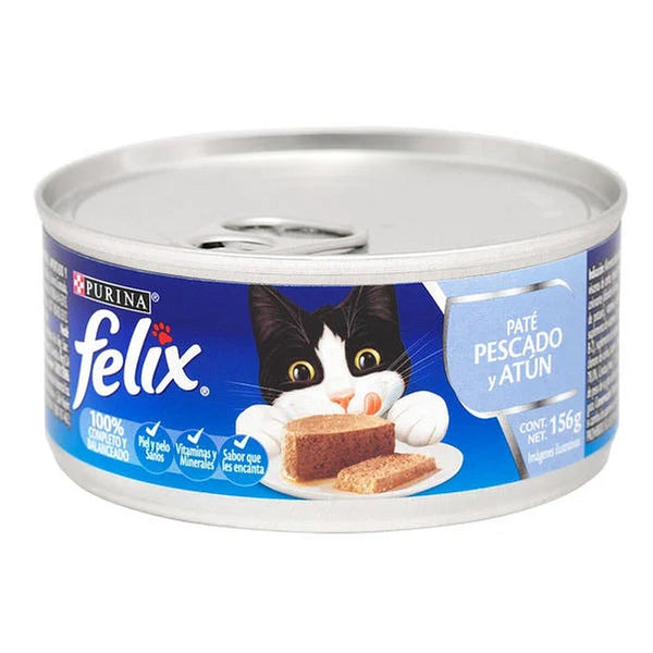 Felix Gatos Pate Pescado Y Atún 156 Gr