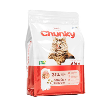 Chunky Gatos Salmon y Cordero