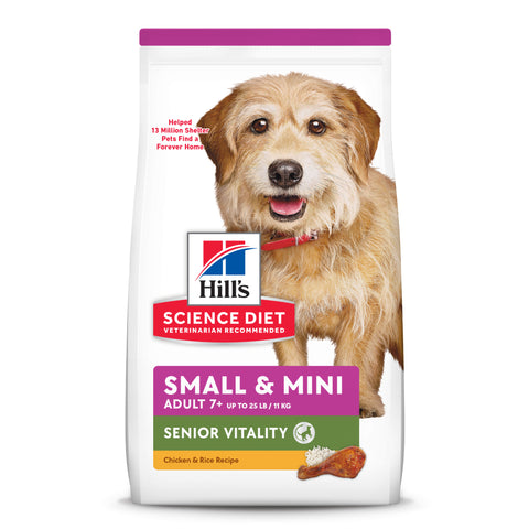 Hill´s Perro Senior Vitality Small & Toy Breed 7+ 3.5 Lb