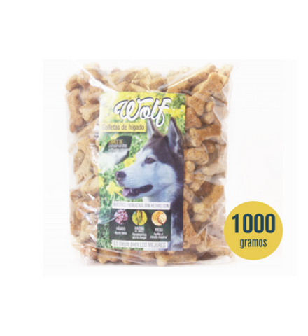 Mini Galleta de Hígado Wolf 1 Kg