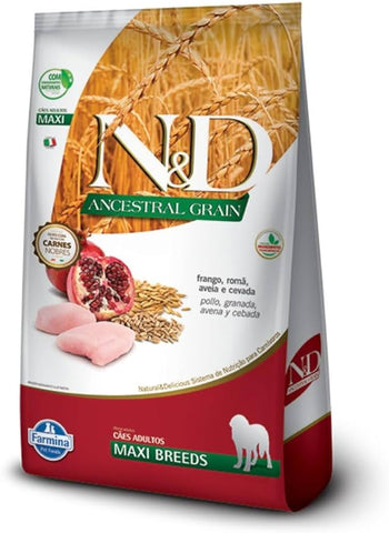 N&D Ancestral Perro Frango Adult Maxi 10,1Kg