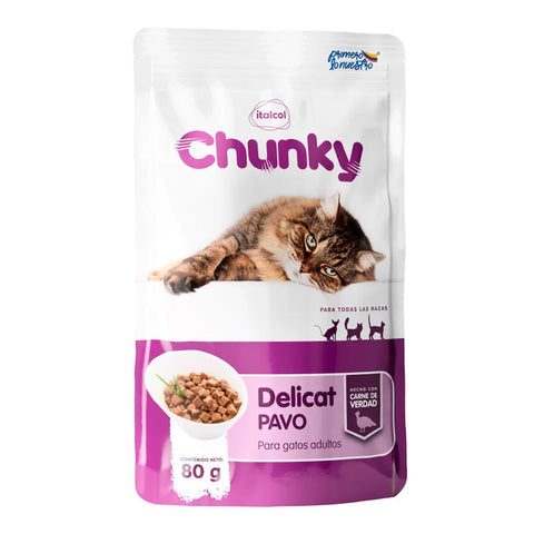 Chunky Delicat Trozos Pavo 80 Gr