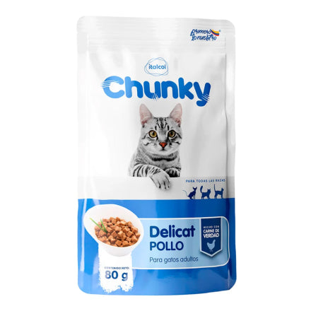 Chunky Delicat Trozos Pollo 80 Gr
