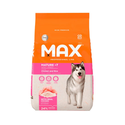 Max Professional Line Perro Mature Pollo & Arroz