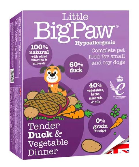 Little Big Paw Dog Pato y Vegetales 150gr