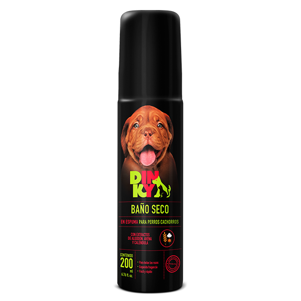 Baño Seco Dinky Perros Cachorros