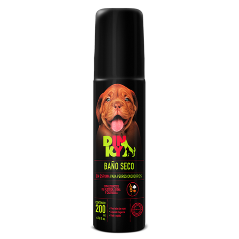 Baño Seco Dinky Perros Cachorros