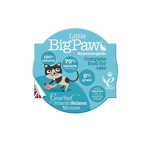 Little Big Paw Cat Salmon del Atlantico 85 Gr