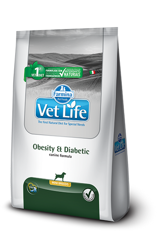 Vet Life Perro Obesity & Diabetic Mini 2Kg