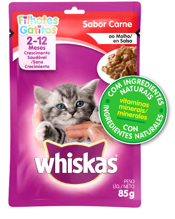 Whiskas Pouch Carne Gatitos 85 Gr