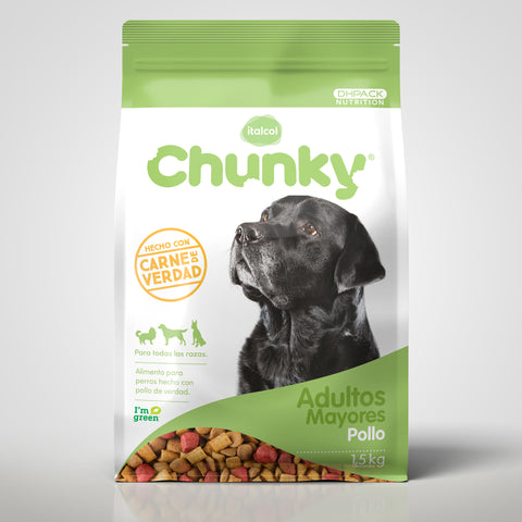 Chunky Perro Adulto Mayor Pollo