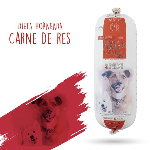 Dieta Pixie Carne de Res al Horno 500 Gr