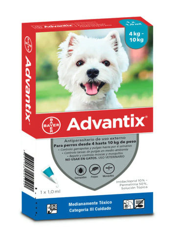 Advantix Perros de 4 Kg a 10 Kg