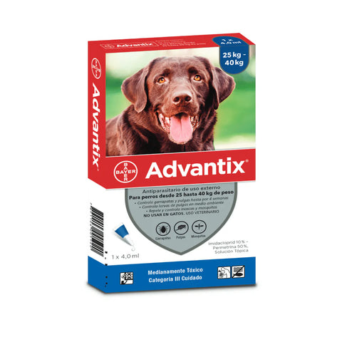 Advantix Perros de 25 Kg a 40 Kg