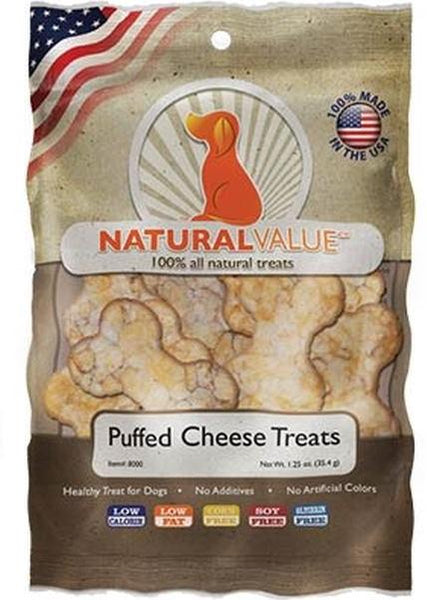 Natural Value Puffed Cheese Treats 35.4 Gr