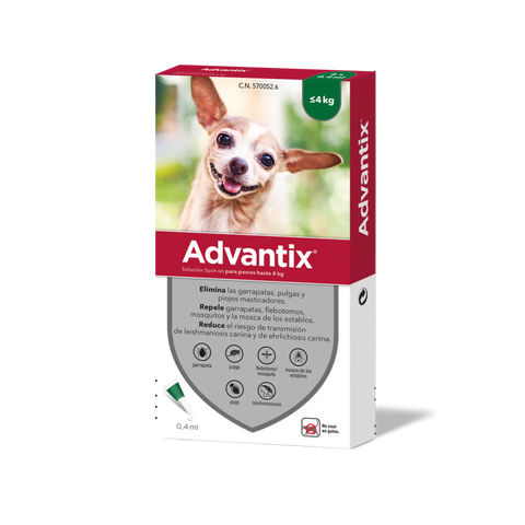 Advantix Perros hasta 4 Kg