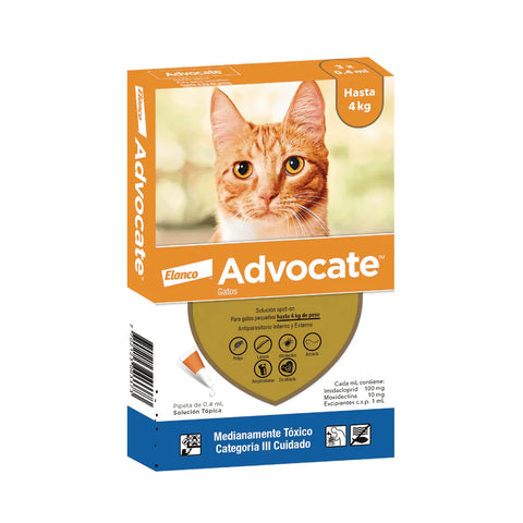 Advocate Gatos hasta 4 Kg