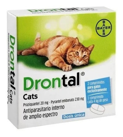 Drontal Gatos X 2 Tabletas