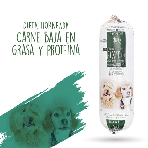 Dieta Pixie Carne Baja en Grasa y Proteína 500 Gr