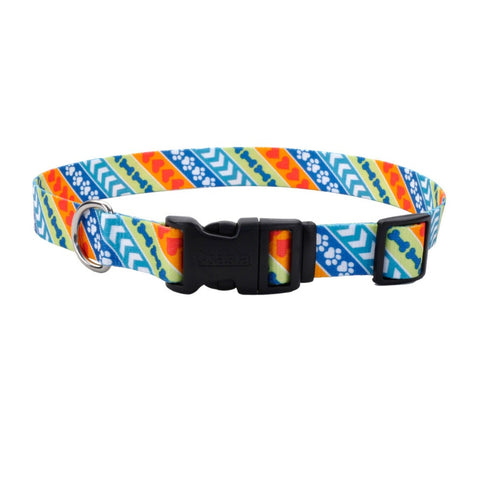 Coastal Perro Styles Amor Paz Amarillo Collar