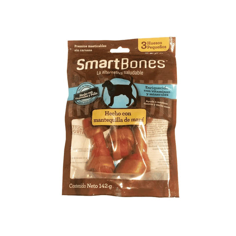 Smartbones Mantequilla de Maní Small 3 Unidades