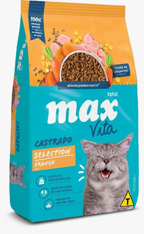 Max Vita Gato Castrado Selection Frango