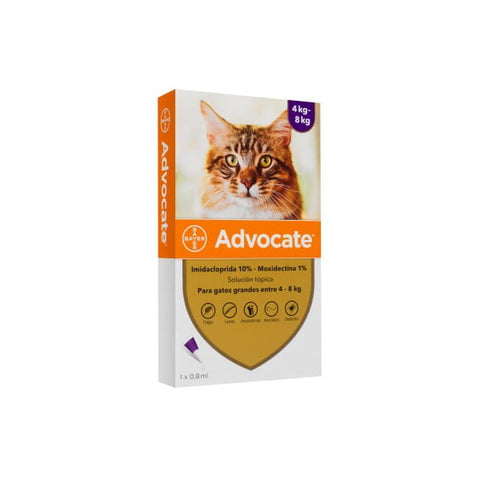 Advocate Gatos hasta 8 Kg