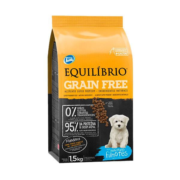 Equilibrio Perro Cachorro Grain Free Razas Mini 1.5 Kg