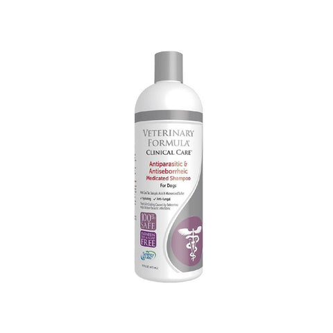 Shampoo Veterinary Formula Clinical Care Antiparasitario y Anti-seborreico