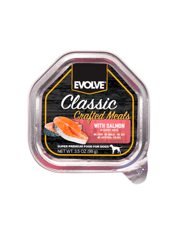 Lata Evolve Perro Crafted Meals Salmon