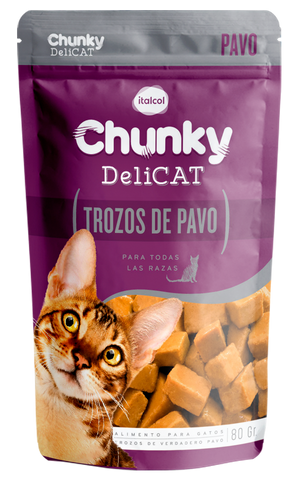 Chunky Delicat Trozos Pavo 80 Gr