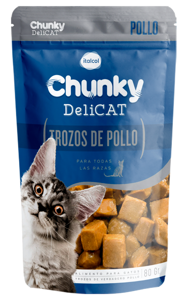 Chunky Delicat Trozos Pollo 80 Gr