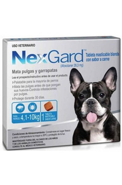 Nexgard Perros de 4.1 Kg a 10 Kg