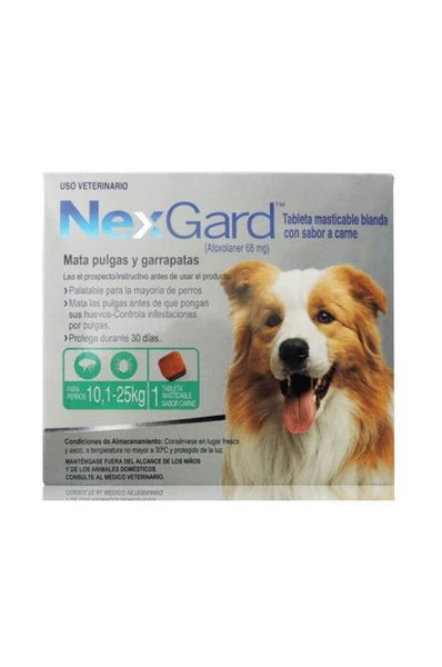Nexgard Perros de 10.1 Kg a 25 Kg