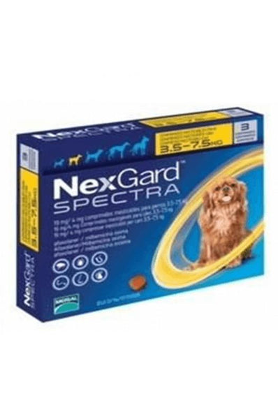 Nexgard Spectra Perros de 3.5 Kg a 7.5 Kg