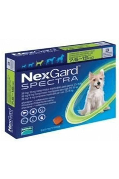 Nexgard Spectra Perros de 7.5 Kg a 15 Kg